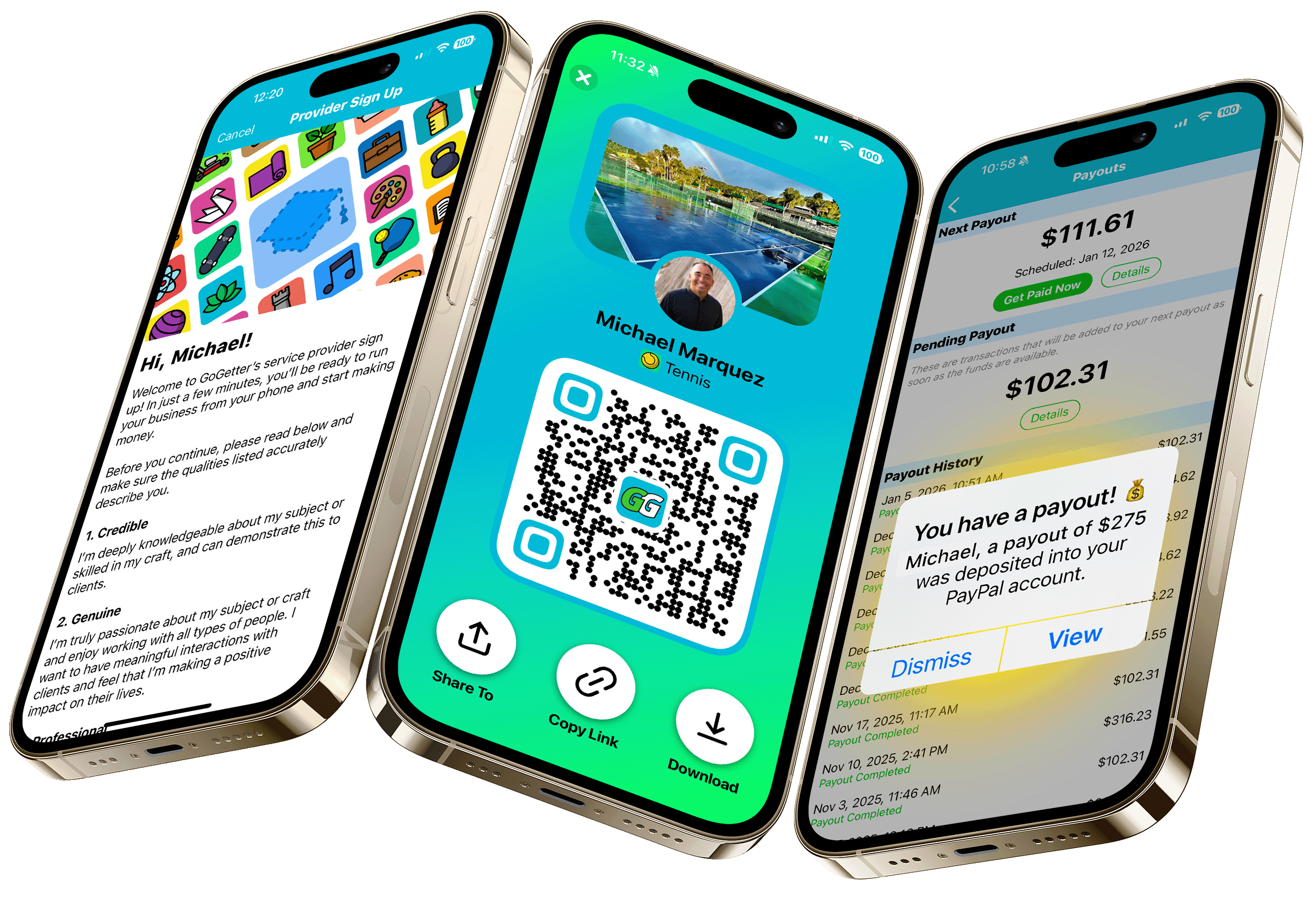 client coaching experience with gogetter