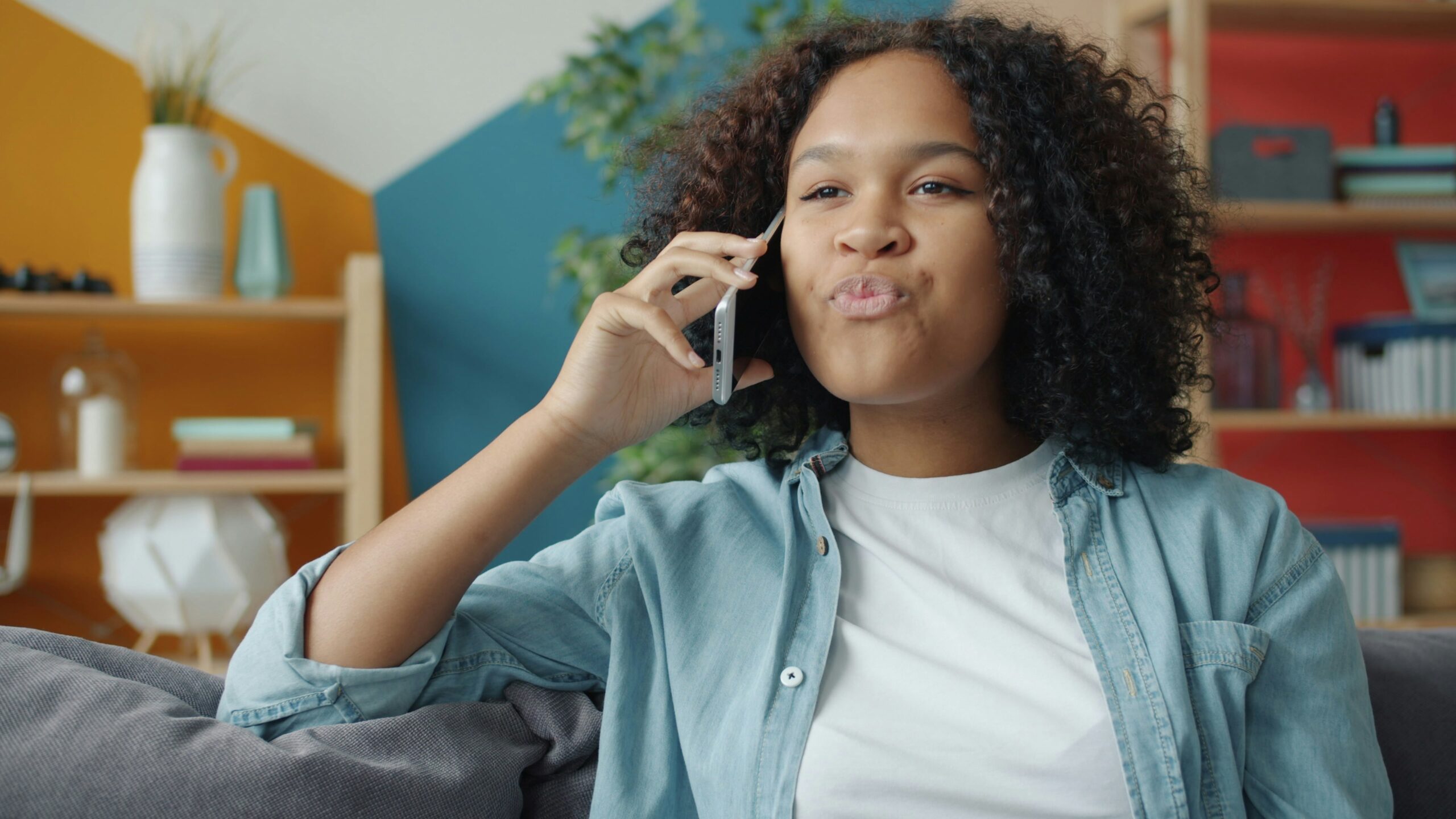 women on phone